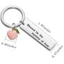 KUIYAI Peach Keychain Blessed Be The Mystery of Love Movie Comics Gift Inspiration Keychain