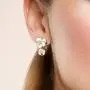 Santuzza Orchid Dangle Earrings 925 Sterling Silver Elegant White Flower Glamorous Enamel Earring For Women Santuzza Orchid Dangle Earrings 925 Sterling Silver Elegant White Flower Glamorous Enamel Earring For Women