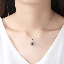 winsbo Love Necklace I Love You Necklace in 100 Languages Best Gift for Her Gift for Women