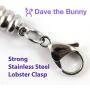 Rabbit Bracelet for Women | A Rabbit Gift with a Bunny Rabbit Charm on a Hypoallergenic Stainless Steel Snake Chain Bracelet Great Rabbit Gifts for Women or Men or Rabbit Jewelry as the Rabbit Gift