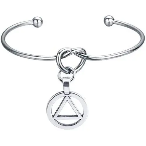 BAUNA Recovery Alcoholics Anonymous Cuff Bracelet 12 Step Jewelry Alcoholics Anonymous Gifts Symbol Pendant Sobriety Gift Sponsor Gift BAUNA Recovery Alcoholics Anonymous Cuff Bracelet 12 Step Jewelry Alcoholics Anonymous Gifts Symbol Pendant Sobriety Gift Sponsor Gift