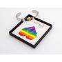 Tstars Gay Pride Bracelet Rainbow Flag Stainless Steel Bangle LGBT Jewelry