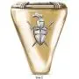 LEROJASS 14K Gold Plated Sterling Silver Crusaders Rings for Men Two Tone Knights Templar Silver Coin Ring Vintage Jewelry Men’s Stainless Steel Crusader Sword Cross Shield Ring Best Gift for Husband LEROJASS 14K Gold Plated Sterling Silver Crusaders Rings for Men Two Tone Knights Templar Silver Coin Ring Vintage Jewelry Men’s Stainless Steel Crusader Sword Cross Shield Ring Best Gift for Husband
