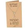 Quan Jewelry New Anchor Necklace, Sailor Pendant with Mini Heart Charm, Seaman Lariat Necklace, Sea Anchor Inspirational Quote on Greeting Card (Silver) Quan Jewelry New Anchor Necklace, Sailor Pendant with Mini Heart Charm, Seaman Lariat Necklace, Sea Anchor Inspirational Quote on Greeting Card (Silver)