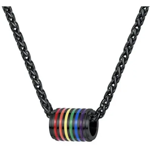 PROSTEEL Gay Pride Necklace,Rainbow,LGBT Jewelry,Love Wins,Equality Necklace,Inspirational Jewelry,Friendship Necklaces,Gift for Him PROSTEEL Gay Pride Necklace,Rainbow,LGBT Jewelry,Love Wins,Equality Necklace,Inspirational Jewelry,Friendship Necklaces,Gift for Him