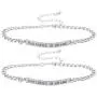 LUX ACCESSORIES Silver Tone Partners in Crime BFF Best Friend Bracelet Set LUX ACCESSORIES Silver Tone Partners in Crime BFF Best Friend Bracelet Set