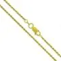 925 Italian Sterling Silver 1mm - 5.5mm Solid Rope Diamond Cut Chain, FREE Microfiber Cloth, Yellow Gold Plated Link Necklace & Bracelet, Giorgio Bergamo