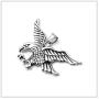Mgutillart Punk Rock Stainless Steel Winged Eagle Pendant Necklace