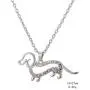 Lemegeton Lovely Dachshund Puppy Crystal Silver Plated Dog Pendant Necklace for Women/Girls Gift Jewelry Lemegeton Lovely Dachshund Puppy Crystal Silver Plated Dog Pendant Necklace for Women/Girls Gift Jewelry
