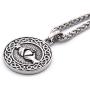 GUNGNEER Stainless Steel Celtic Knot Claddagh Friendship Endless Love Pendant Chain Necklace Eternal Jewelry Men Women