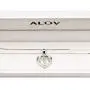 ALOV Jewelry Sterling Silver Initial Letter Alphabet Love Heart Cubic Zirconia Pendant Necklace ALOV Jewelry Sterling Silver Initial Letter Alphabet Love Heart Cubic Zirconia Pendant Necklace