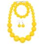 Utop JNF Chunky Pearl Choker Necklace Large Pearl Statement Necklace Trending Choker Pearl Wedding Jewelry for Brides Boho Pearl Jewelry Set