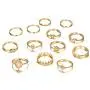 BERYUAN Women Rings Set Knuckle Rings Gold Stacking Rings for Girls and Teens Cute Jewelry Rings Size 4 5 6 7 8(13pcs) BERYUAN Women Rings Set Knuckle Rings Gold Stacking Rings for Girls and Teens Cute Jewelry Rings Size 4 5 6 7 8(13pcs)