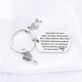 FUSTMW Hairstylists Gifts Hair Stylist Prayer Keychain Cosmetology Graduation Gifts Salon Owner Gifts Barber Jewelry Hairdresser Gifts