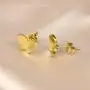 Butterfly Earrings Women, Studs Gold Danity Small Cute Minimalist Sensitive Ear Hypoallergenic Fashion Gift Girlfriends Mom Sister Aunt Friend Classmate Jewelry