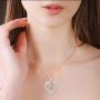 MEDWISE Women Infinity Necklace Jewelry,925 Sterling Silver Love Heart Infinity Pendant Necklace for Girls Birthday Anniversary Gifts for Her