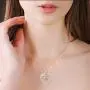 MEDWISE Women Infinity Necklace Jewelry,925 Sterling Silver Love Heart Infinity Pendant Necklace for Girls Birthday Anniversary Gifts for Her
