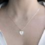 Urn Necklace, 925 Sterling Silver Cross with Infinity in Heart, Cremation Jewelry for Ashes, Forever in My Heart Human Pet Ashes Keepsake for Women, Urn Jewelry Mother Day Gift for Women with Gift Box