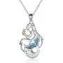 Bolelis 925-Sterling-Silver Star Mermaid Necklace - Cute Animal Pendant for Litter Girl Daughter Women Wife Mothers Day Christmas Birthday Jewelry Gift Bolelis 925-Sterling-Silver Star Mermaid Necklace - Cute Animal Pendant for Litter Girl Daughter Women Wife Mothers Day Christmas Birthday Jewelry Gift