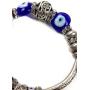 Nazareth Store Blue Beads Evil Eye Bracelet Hamsa Hand of Fatima for Men Women Stretch Bracelets Lucky Charm