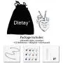 Dletay Cremation Urn Necklace with 12 Birthstones Heart Memorial Keepsakes Pendant Ashes Jewelry Dletay Cremation Urn Necklace with 12 Birthstones Heart Memorial Keepsakes Pendant Ashes Jewelry