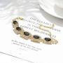Masiter Sparkly Rhinestone Bracelet Obsidian Tennis Bracelet Wedding Bridal Bridesmaid Body Jewelry Accessories for Women and Girls