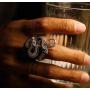 JMO Fashion Snake Adjustable Rings for Women Snake Animal Ring Vintage Jewelry Rings for Men
