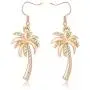 MANZHEN Crystal Beach Palm Tree Dangle Earrings Tropical Jewelry for Women MANZHEN Crystal Beach Palm Tree Dangle Earrings Tropical Jewelry for Women