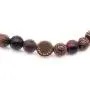 Mens Evil Eye Glass Senna Siameawood Mala Beads Stretch Bracelet Handcrafted in USA - Natural Mens Evil Eye Glass Senna Siameawood Mala Beads Stretch Bracelet Handcrafted in USA - Natural