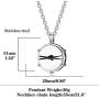 AZFVBQL Rock Drum Necklace for Mens Drummer Gifts Women Stainless Steel Music Drumstick Pendant Necklaces Charm Jewelry…