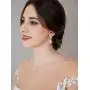 SWEETV Teardrop Wedding Bridal Jewelry Sets for Bridesmaids, Brides, Crystal Necklace Earrings Set for Women, Cubic Zirconia Wedding Prom Costume Jewelry Gifts SWEETV Teardrop Wedding Bridal Jewelry Sets for Bridesmaids, Brides, Crystal Necklace Earrings Set for Women, Cubic Zirconia Wedding Prom Costume Jewelry Gifts