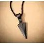 Rinspyre Mens Arrowhead Necklace Gold Stainless Steel Biker Punk Indian Arrow Pendant with 22 Inch Chain Rinspyre Mens Arrowhead Necklace Gold Stainless Steel Biker Punk Indian Arrow Pendant with 22 Inch Chain