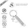 SEIRAA Christian Gift Psalm 23 : 6 Bible Verse Quote Keychain Religious Jewelry Inspirational Gift Spiritual Jewelry