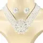 Audrey Hepburn style Faux Pearl Necklace Set Strand Ear clip Wedding Breakfast at Tiffanys for Women NL-001 Audrey Hepburn style Faux Pearl Necklace Set Strand Ear clip Wedding Breakfast at Tiffanys for Women NL-001