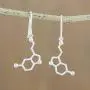 NOVICA .925 Sterling Silver Dangle Earrings, Serotonin NOVICA .925 Sterling Silver Dangle Earrings, Serotonin