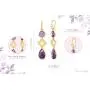 Femme Luxe Danielle Drop Earrings For Women - 14k Gold Dipped 925 Sterling Silver and Natural Amethyst Gemstone Earrings | Hypoallergenic | Handmade Design Femme Luxe Danielle Drop Earrings For Women - 14k Gold Dipped 925 Sterling Silver and Natural Amethyst Gemstone Earrings | Hypoallergenic | Handmade Design