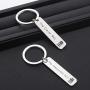 ENSIANTH Doctor Who Inspired Clara and The 11th Doctor Gift The Clever Boy & The Impossible Girl Keychain Set
