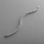 Mariell Glamorous Platinum Silver 6 1/2'' Petite Size CZ Bridal Tennis Bracelet - Ideal for Smaller Wrist!