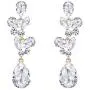 Scarlvambo Party Dangle Earrings Teardrop Womens Austrian Crystal Pierced Scarlvambo Party Dangle Earrings Teardrop Womens Austrian Crystal Pierced