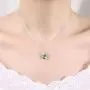 HERAYLI Mickey Mouse Pendant Necklace for Girls/Women,Made with Swarovski Crystal Lovely Women Necklace Jewelry Gift (Blue)