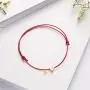 Ailiessy Love Heart Constellation Bracelet for Women Handmade Braided Rope Round Disc Coin Zodiac Bracelet Charm Fashion Red String Friendship Bracelet Jewelry