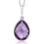 Gem Stone King 925 Sterling Silver Amethyst Pendant Necklace 6.50 Ct Pear Shape Gemstone Birthstone For Women with 18 Inch Silver Chain Gem Stone King 925 Sterling Silver Amethyst Pendant Necklace 6.50 Ct Pear Shape Gemstone Birthstone For Women with 18 Inch Silver Chain