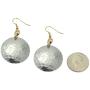 Hammered Aluminum Disc Earrings By John S Brana Handmade Jewelry - Super Lightweight - Hypoallergenic