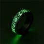 fashionlife2018 Celtic Dragon Luminous Rings Glow in The Dark Ring Titanium Stainless Steel Ring Jewelry Promise Ring Wedding Band for Men Women