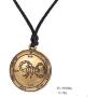 fishhook The Fifth Pentacle of Scorpion Mars Key of Solomon Protect from Evil Spirits Necklace
