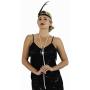 1920s Created Pearl Long Necklace Flapper Beads Necklace for Women 2 Pcs 6mm 8mm