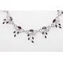 Faship Gorgeous Rhinestone Crystal Floral Necklace Earrings Set Faship Gorgeous Rhinestone Crystal Floral Necklace Earrings Set