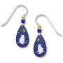 Sienna Sky Luna Cat Watching the Moon Teardrop Earrings 830