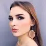 UMTNOR Natural Real Leaf Earrings Filigree Unique Evergreen Dipped Genuine Leaf Drop Dangle Gold Silver Rose Gold Earrings for Women Girls Jewelry Gifts