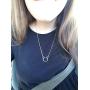 Lux Accessories Two Tone Cat Ear Kitten BFF Best Friends Charm Necklace Set of 2